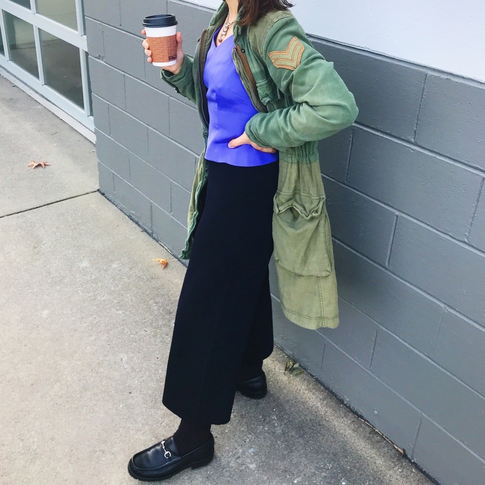 Free People military jacket